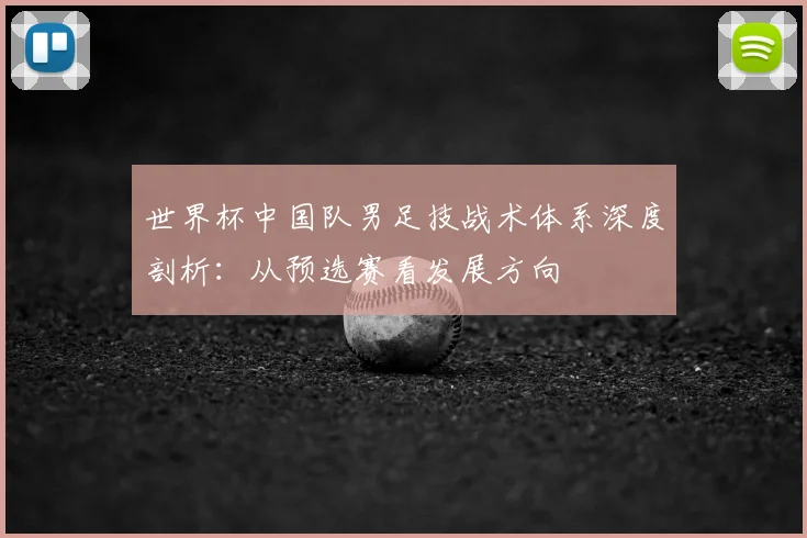 世界杯中国队男足技战术体系深度剖析：从预选赛看发展方向
